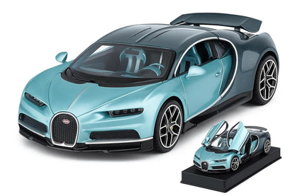 GenzToy™ Bugatti Tourbillon V16 1:32 Die-Cast Metal Model Car with Lights, Sound & Pull Back Action